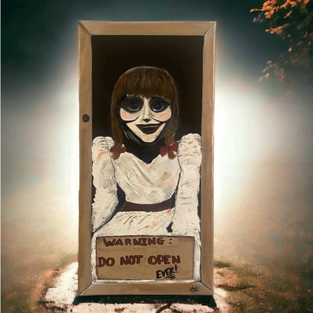 Original Annabelle Doll Painting